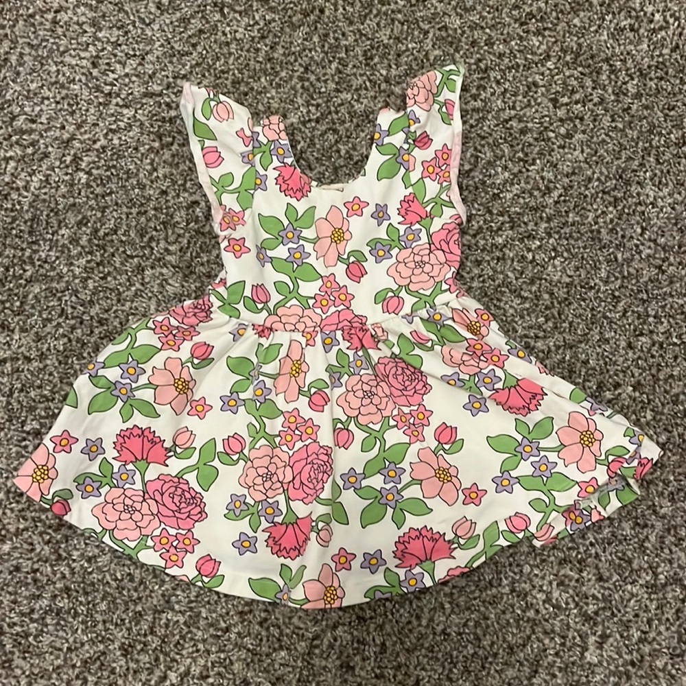 Monica + Andy floral baby dress